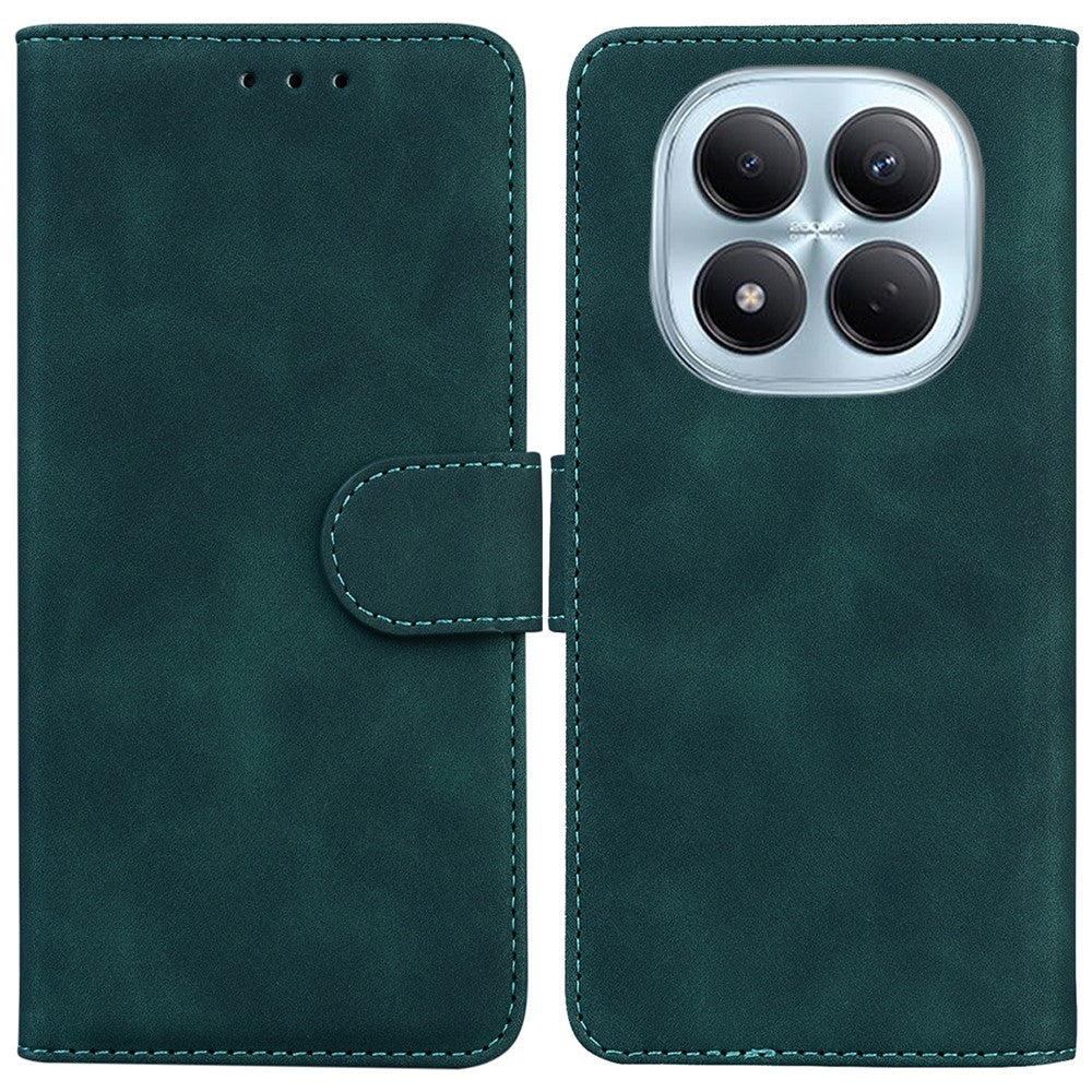 For Xiaomi Redmi Note 15 Pro 4G (Global) Case Solid Color Leather Wallet Phone Cover