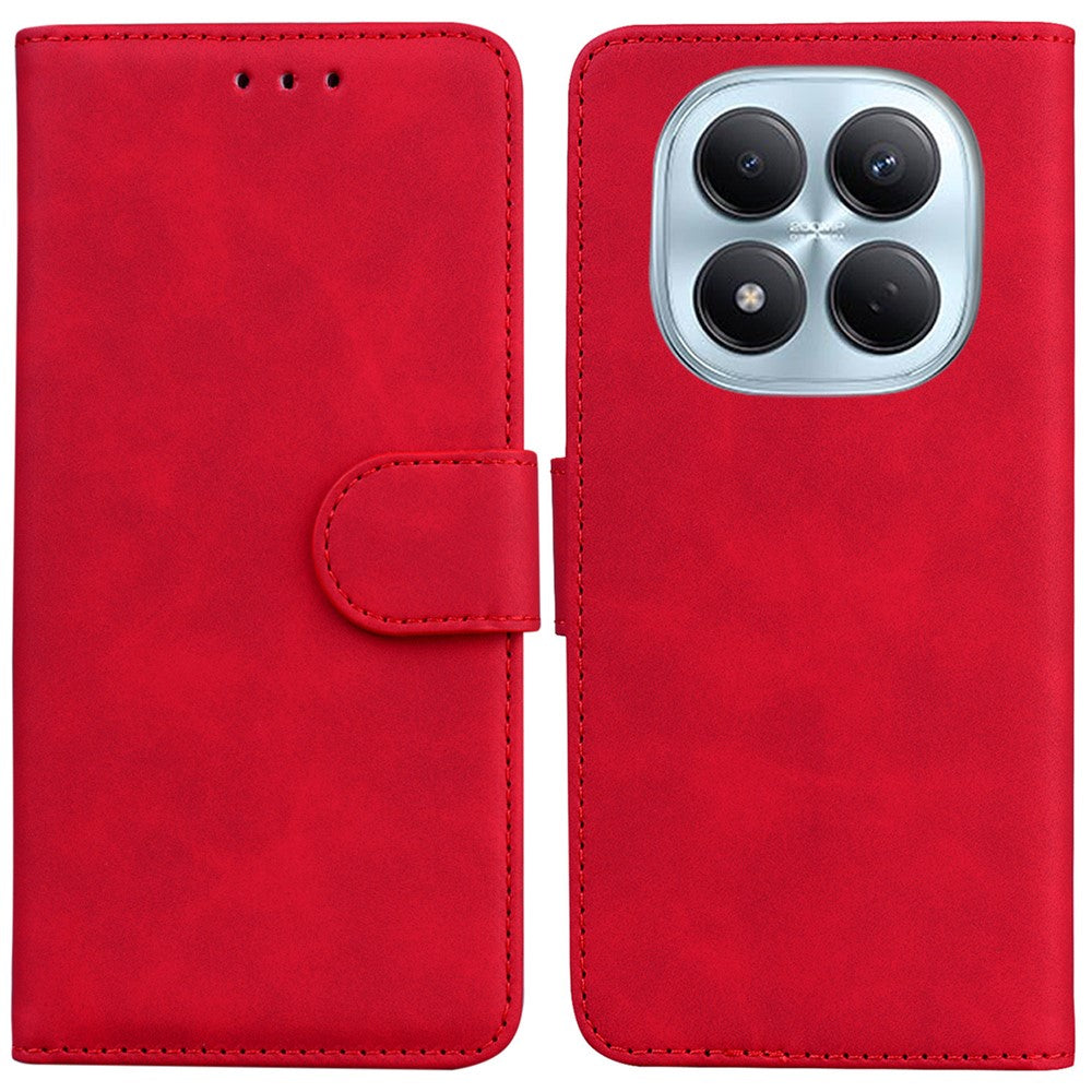 For Xiaomi Redmi Note 15 Pro 4G (Global) Case Solid Color Leather Wallet Phone Cover