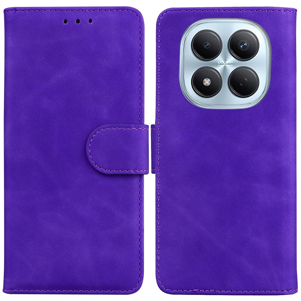 For Xiaomi Redmi Note 15 Pro 4G (Global) Case Solid Color Leather Wallet Phone Cover