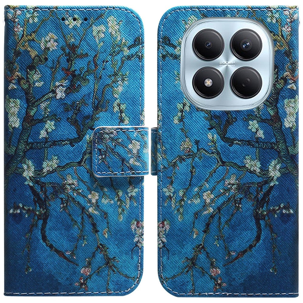 For Xiaomi Redmi Note 15 Pro 4G (Global) Wallet Case Pattern Print Leather Phone Cover