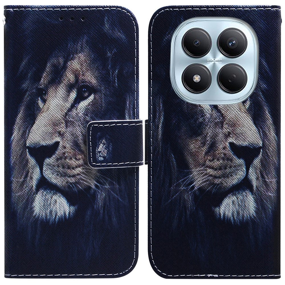 For Xiaomi Redmi Note 15 Pro 4G (Global) Wallet Case Pattern Print Leather Phone Cover