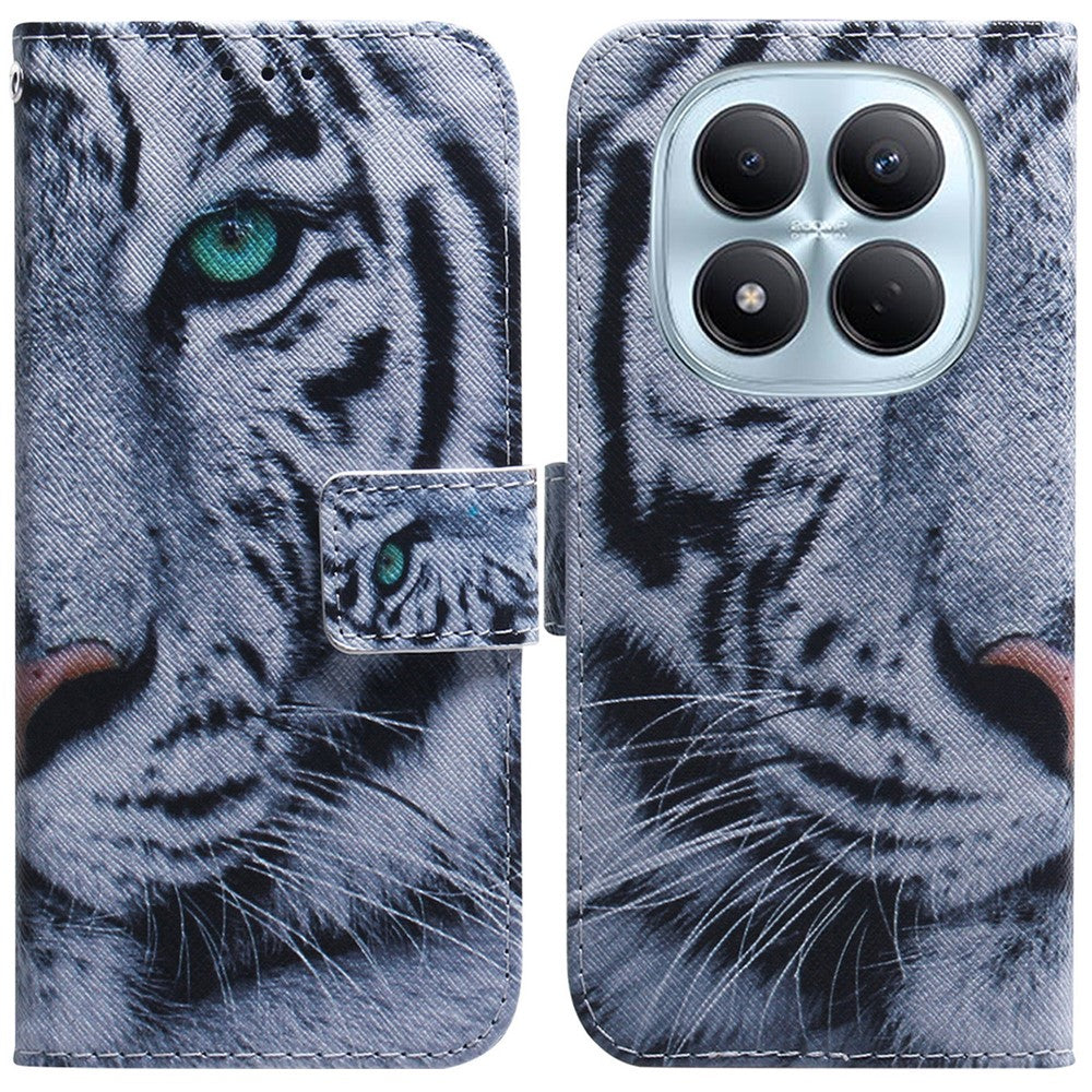 For Xiaomi Redmi Note 15 Pro 4G (Global) Wallet Case Pattern Print Leather Phone Cover