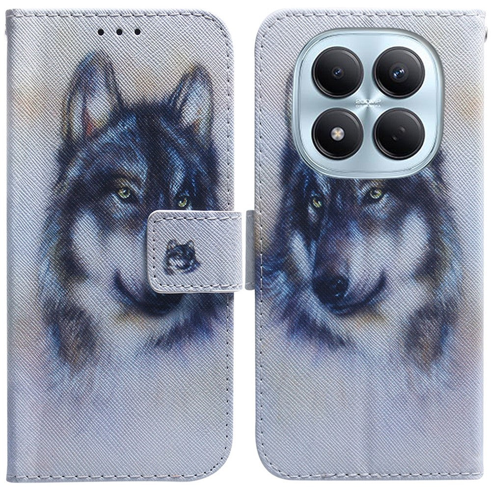 For Xiaomi Redmi Note 15 Pro 4G (Global) Wallet Case Pattern Print Leather Phone Cover