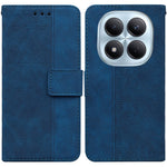 For Xiaomi Redmi Note 15 Pro 4G (Global) Case Geometry Pattern Leather Wallet Phone Cover with Wrist Strap