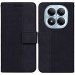 For Xiaomi Redmi Note 15 Pro 4G (Global) Case Geometry Pattern Leather Wallet Phone Cover with Wrist Strap