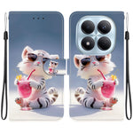 For Xiaomi Redmi Note 15 Pro 4G (Global) Case Pattern Printing Leather Flip Wallet Phone Cover with Lanyard