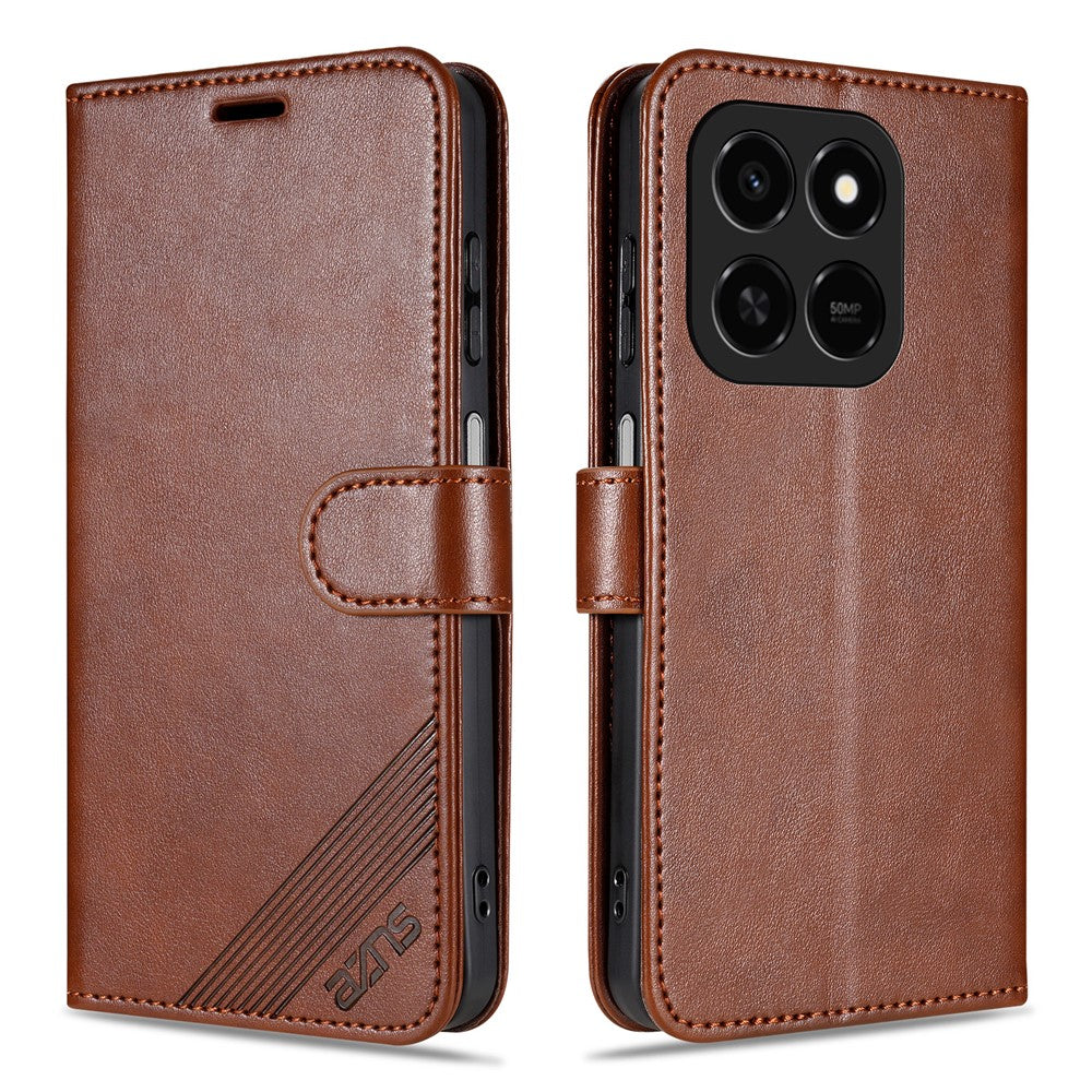AZNS Case For Honor Play 80 Pro 5G  /  Play10T 5G  /  400 Smart 4G  /  400 Smart 5G  /  X7d 4G Anti-Scratch PU Leather Stand Wallet Phone Cover
