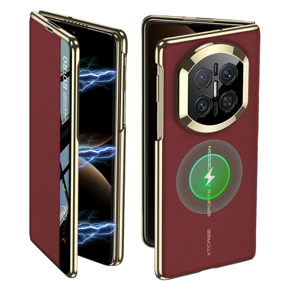 GKK for Huawei Mate X7 Flip Leather Case Smart Window Technology Shockproof Cover