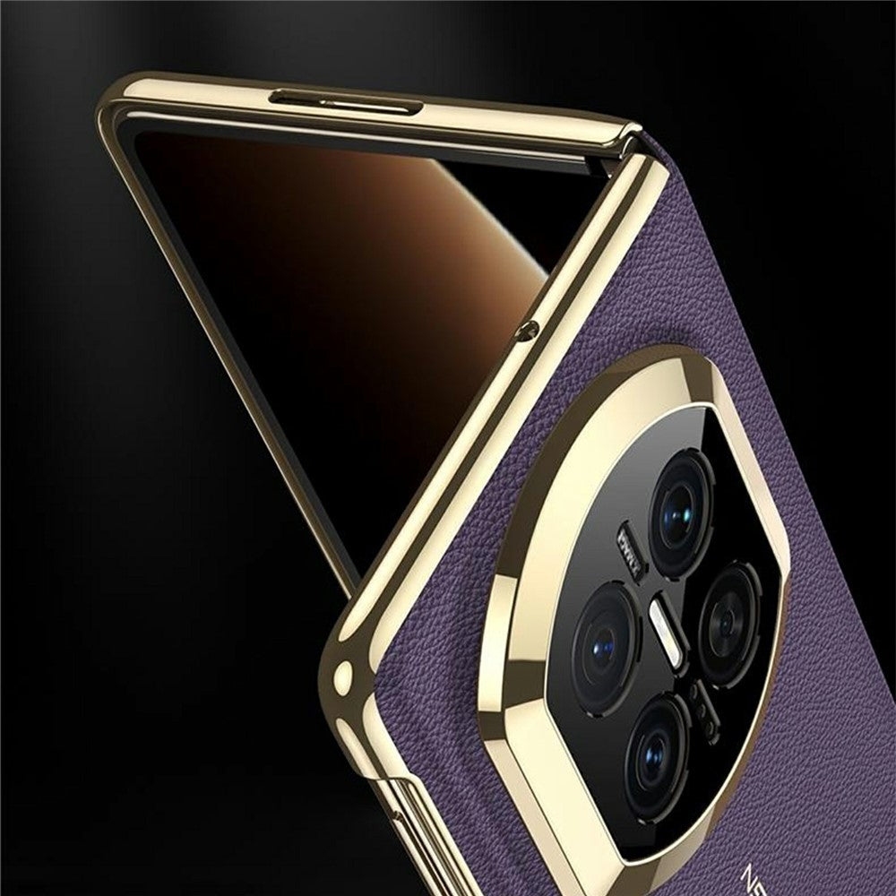 GKK for Huawei Mate X7 Flip Leather Case Smart Window Technology Shockproof Cover