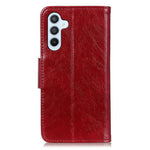 For Samsung Galaxy A54 5G Nappa Texture Split Leather Phone Case Viewing Stand Wallet Cell Phone Cover