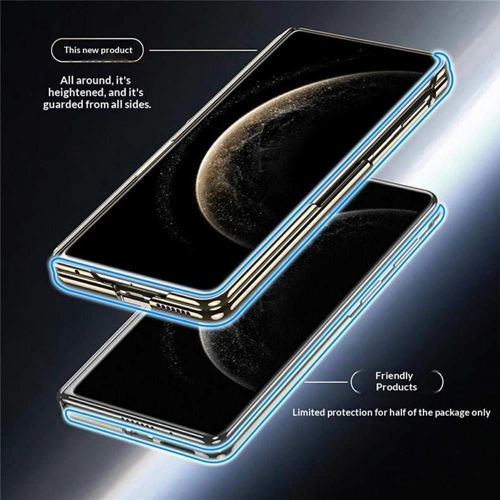 GKK For Huawei Mate X6 Magnetic Case Dual Center Axis Phone Cover with Alloy Side Kickstand