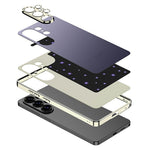 GKK til Samsung Galaxy S26 Ultra Etui Smart LED-mønster AG Mat Anti-fingeraftryk PC TPU Cover