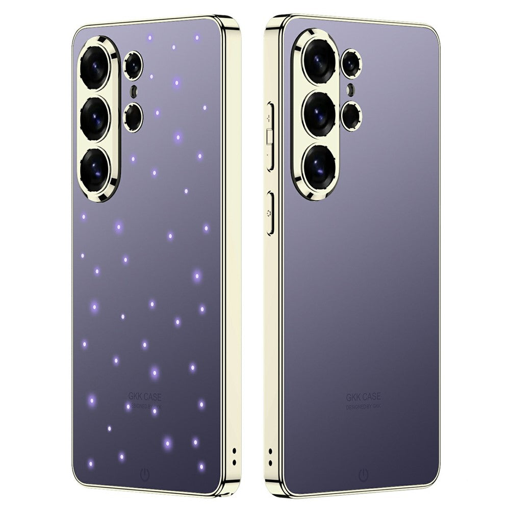 GKK til Samsung Galaxy S26 Ultra Etui Smart LED-mønster AG Mat Anti-fingeraftryk PC TPU Cover
