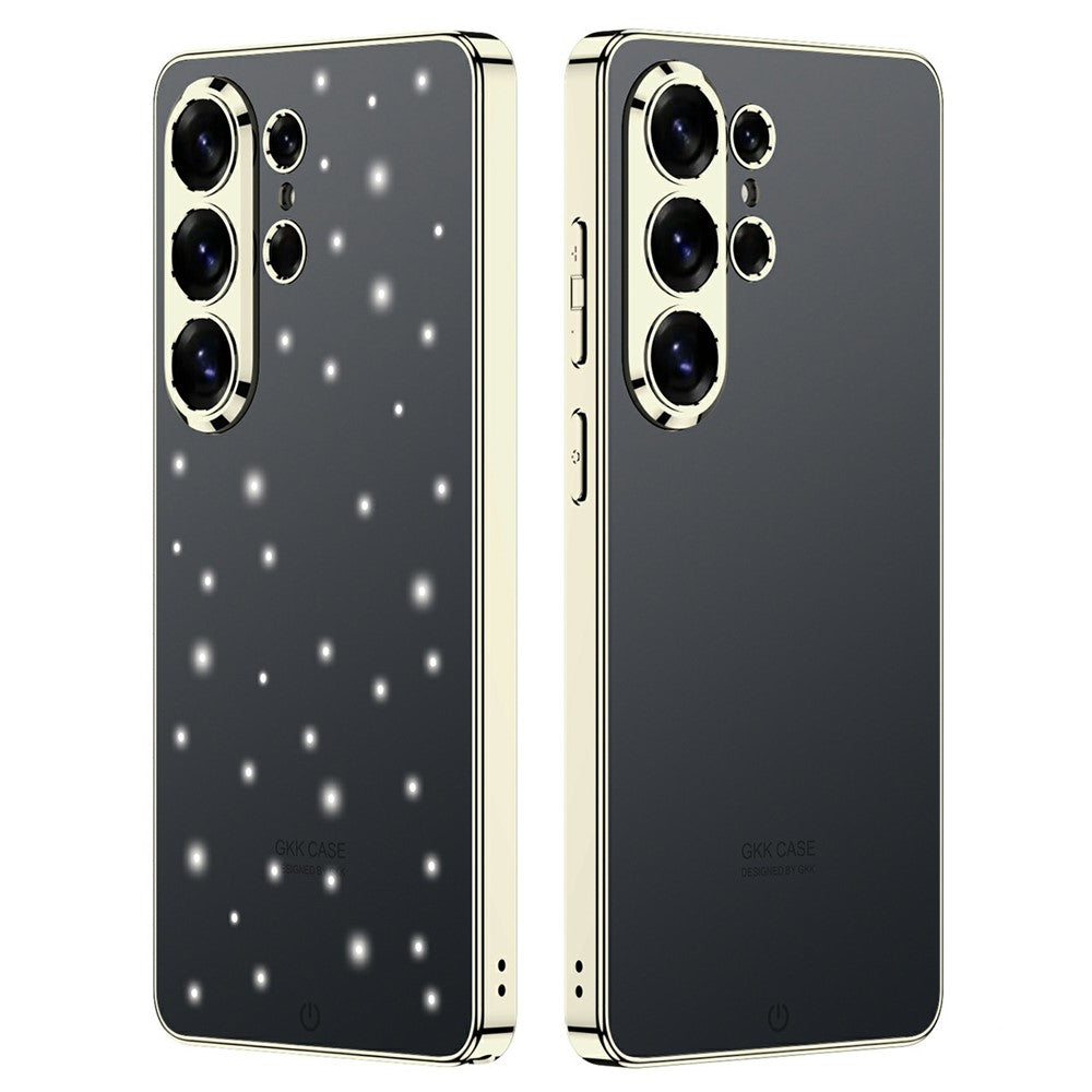 GKK til Samsung Galaxy S26 Ultra Etui Smart LED-mønster AG Mat Anti-fingeraftryk PC TPU Cover