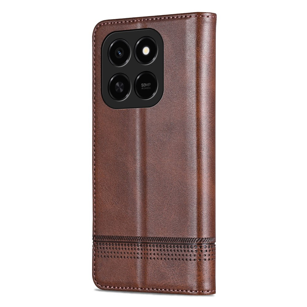 AZNS Phone Case For Honor 400 Smart 4G  /  400 Smart 5G  /  X7d 4G  /  Play10T 5G  /  Play 80 Pro 5G Cowhide Texture PU Leather Wallet Phone Cover