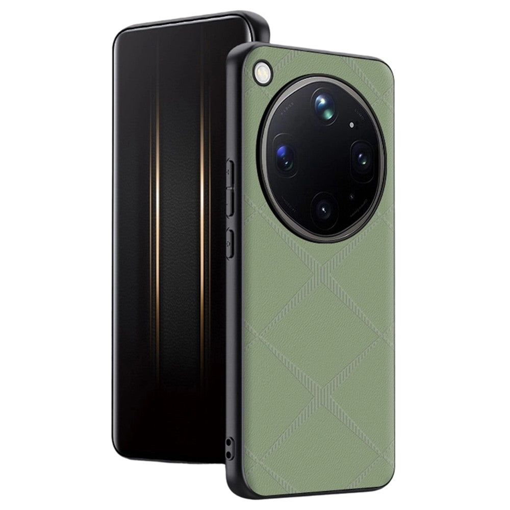 Til Oppo Find X9 Ultra 5G Etui X-mønstret TPU PU Læder PC Anti-drop Telefoncover