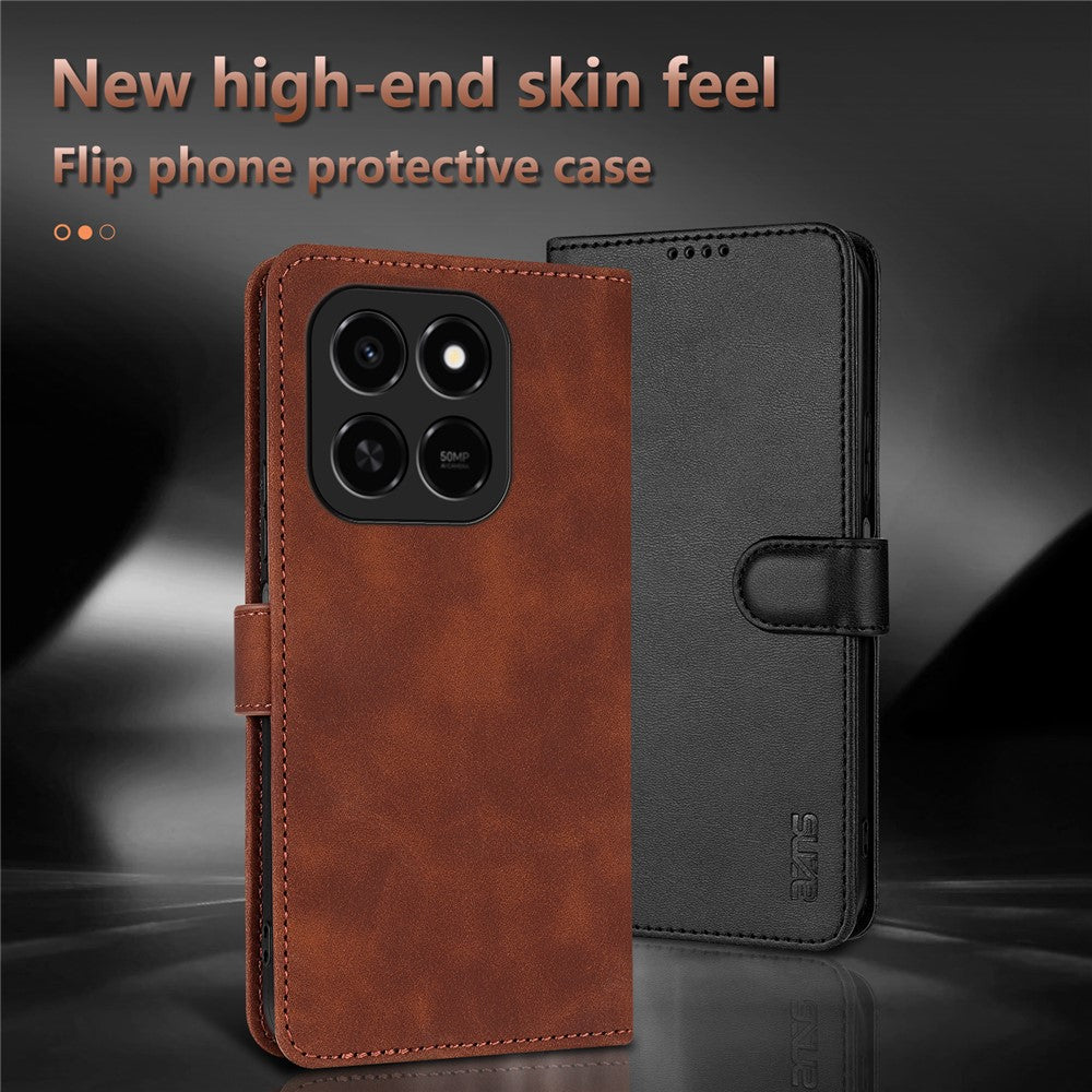 AZNS cover til Honor 400 Smart 5G / 400 Smart 4G / X7d 4G / Play10T 5G / Play 80 Pro 5G PU læderpung telefoncover