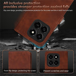 AZNS cover til Honor 400 Smart 5G / 400 Smart 4G / X7d 4G / Play10T 5G / Play 80 Pro 5G PU læderpung telefoncover