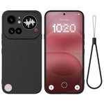 For Nothing Phone (4a) Pro Liquid Silicone Case Phone Back Cover with Hand Strap