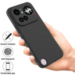 For Nothing Phone (4a) Pro Liquid Silicone Case Phone Back Cover with Hand Strap