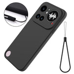For Nothing Phone (4a) Pro Liquid Silicone Case Phone Back Cover with Hand Strap