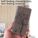 For Xiaomi Poco C85x 5G / Redmi A7 Pro 4G (171.56mm) Phone Case with Stand Cat Tree Pattern Leather Wallet Mobile Cover
