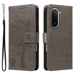 For Xiaomi Poco C85x 5G / Redmi A7 Pro 4G (171.56mm) Phone Case with Stand Cat Tree Pattern Leather Wallet Mobile Cover