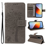 For Xiaomi Poco C85x 5G / Redmi A7 Pro 4G (171.56mm) Phone Case with Stand Cat Tree Pattern Leather Wallet Mobile Cover