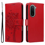 For Xiaomi Poco C85x 5G / Redmi A7 Pro 4G (171.56mm) Phone Case with Stand Cat Tree Pattern Leather Wallet Mobile Cover