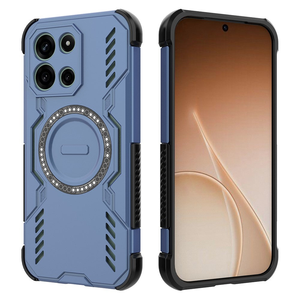 OnePlus Nord CE6 5G / Nord 6 5G / Turbo 6V 5G / Turbo 6 5G Magnetiskt Skal Fjärilsskydd Ihåligt Värmeavledande PC + TPU mobilskal