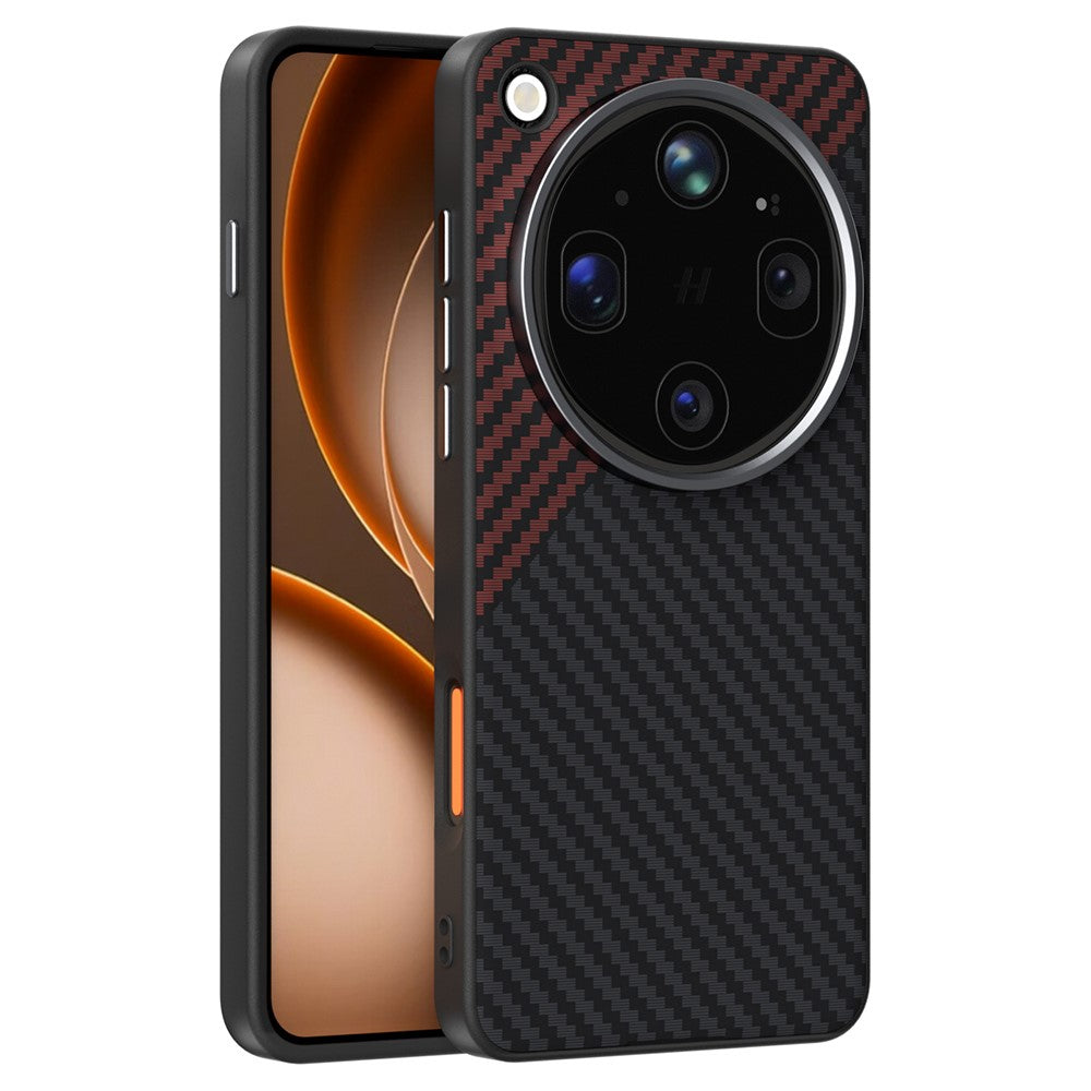 ABEEL til Oppo Find X9 Ultra 5G Magnetisk Etui Carbon Fiber Tekstur Telefon Bagcover