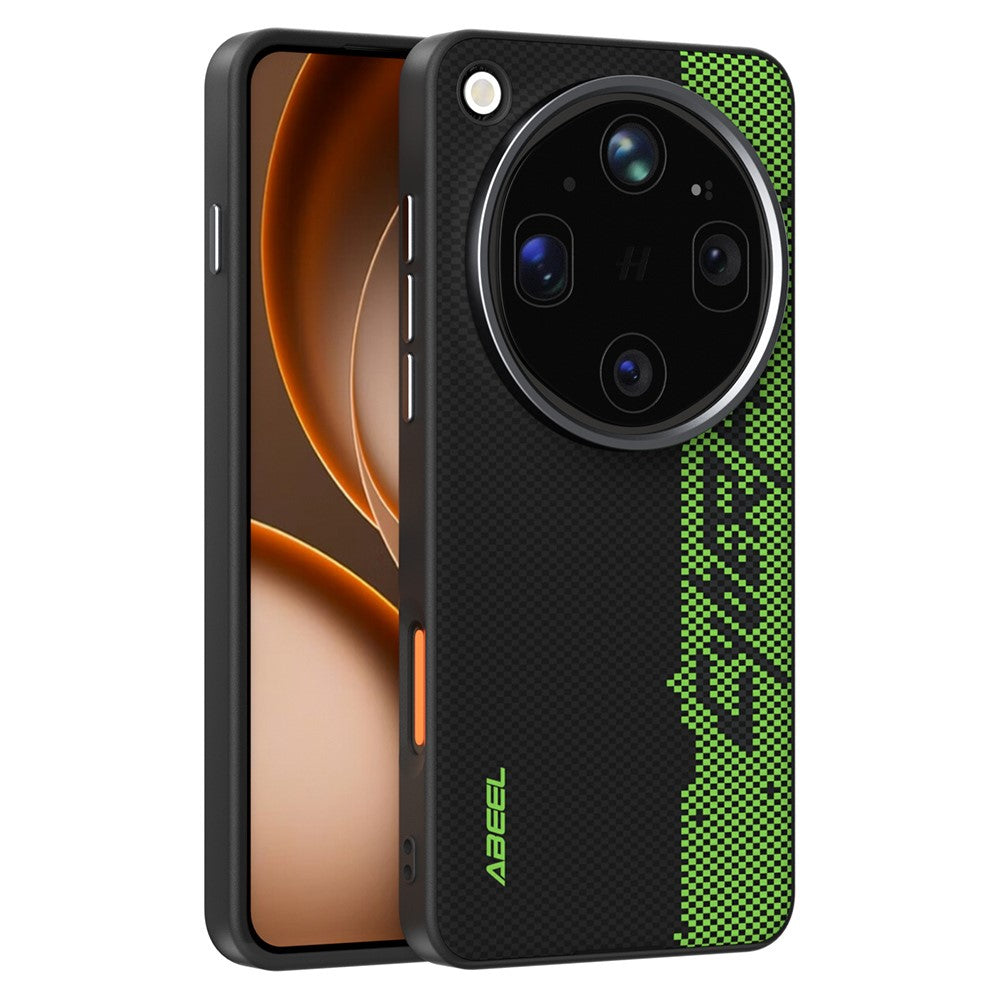 ABEEL För Oppo Find X9 Ultra 5G Magnetiskt Skal Mikropräglat 6D-tryckt PC TPU Aluminiumlegering Läder mobilskal