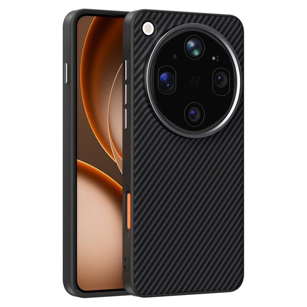 ABEEL För Oppo Find X9 Ultra 5G Magnetiskt Skal Slimt Kolfiberstruktur TPU PC PU mobil Baksida