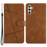 For Samsung Galaxy A04s 4G (164.7mm) Protective Phone Case Crazy Horse Texture PU Leather Cover Anti-Drop Wallet Stand Case with Strap