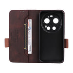 For Xiaomi 17 Ultra 5G Case Leather Wallet Flip Phone Cover with Hardware Decor