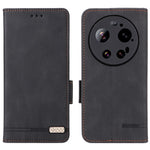 For Xiaomi 17 Ultra 5G Case Leather Wallet Flip Phone Cover with Hardware Decor