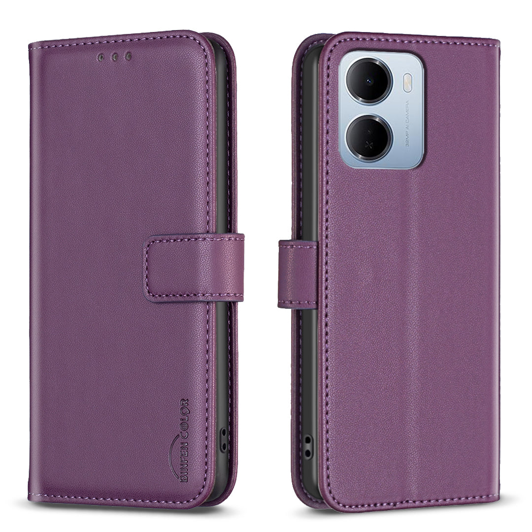 BINFEN COLOR för Xiaomi Redmi 15a 5G BF17 mobilskal Plånboksfodral Flip Läderfodral