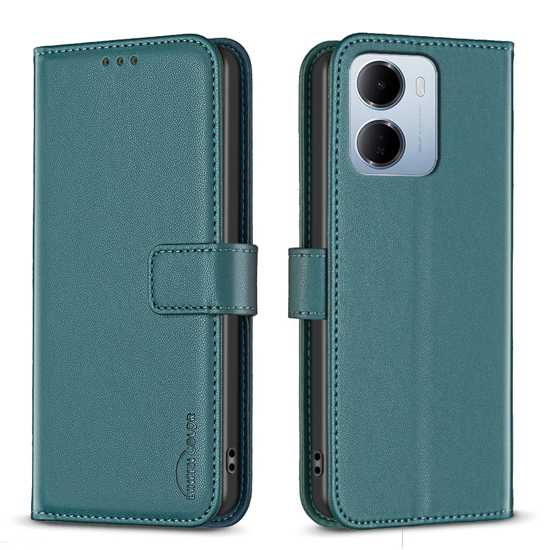 BINFEN COLOR för Xiaomi Redmi 15a 5G BF17 mobilskal Plånboksfodral Flip Läderfodral