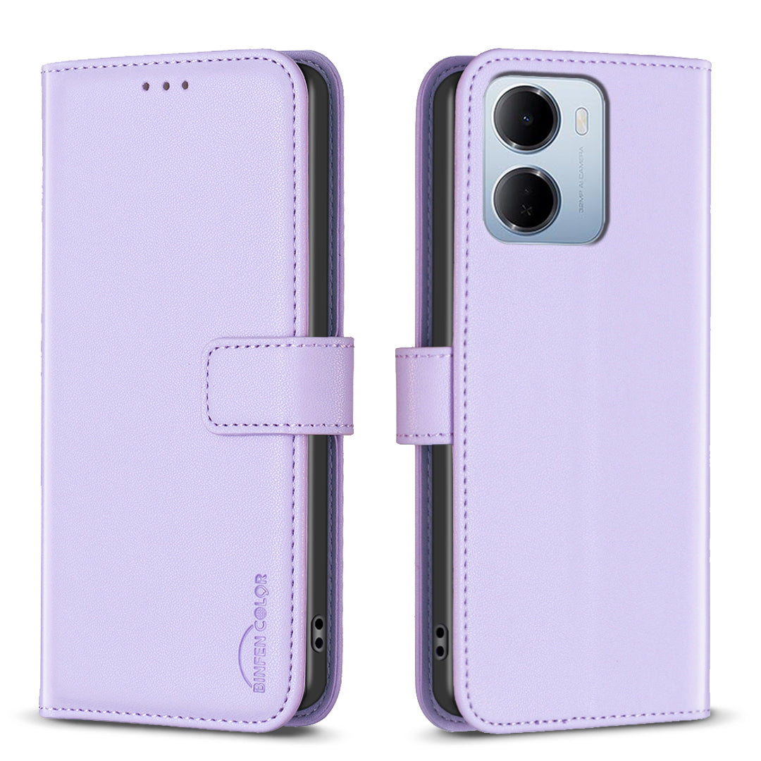 BINFEN COLOR för Xiaomi Redmi 15a 5G BF17 mobilskal Plånboksfodral Flip Läderfodral