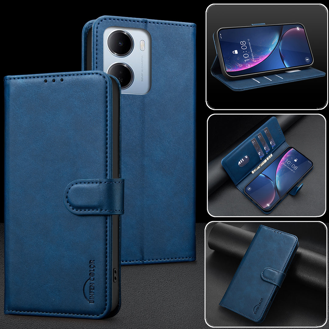 BINFEN COLOR for Xiaomi Redmi 15a 5G  BF37 Case RFID Blocking Wallet Stand Leather Phone Cover