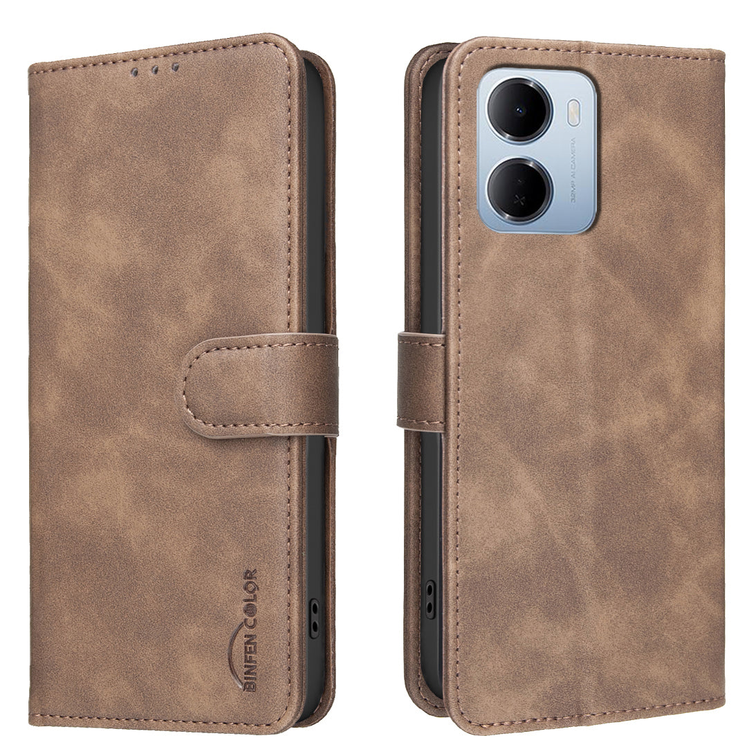 BINFEN COLOR for Xiaomi Redmi 15a 5G  BF37 Case RFID Blocking Wallet Stand Leather Phone Cover