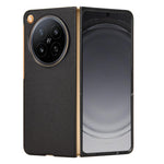For Oppo Find N6 5G Fold Case Carbon Fiber Texture Shockproof PU + PC Phone Cover