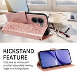 For Xiaomi Poco X8 Pro 5G / Xiaomi Redmi Turbo 5 5G Wallet Case Embossed Mandala Pattern PU Leather + TPU Cover with Wrist Strap