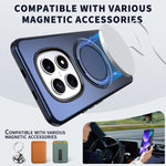 For Xiaomi Redmi Note 15 Pro 5G (Global) Magnetic Case Rotating Kickstand TPU + PC Phone Cover