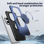 For Xiaomi Redmi Note 15 Pro 5G (Global) Magnetic Case Rotating Kickstand TPU + PC Phone Cover
