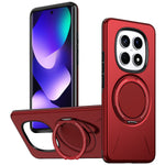 For Xiaomi Redmi Note 15 Pro 5G (Global) Magnetic Case Rotating Kickstand TPU + PC Phone Cover