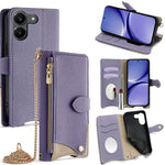 For Xiaomi Redmi Turbo 5 5G Leather Case Wallet Stand Cover Irregular Tail Style with Chain Strap