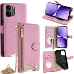 For Xiaomi Redmi Turbo 5 Max 5G Leather Case Wallet Stand Cover Irregular Tail Style with Chain Strap