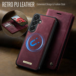 CaseMe for Samsung Galaxy A57 5G Magnetic Case CASEME C49 RFID Blocking Detachable Wallet Leather Phone Cover