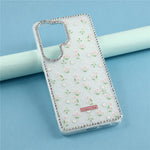 Til Samsung Galaxy S26 Ultra Cover Rhinsten Kant Blomst TPU + PC IMD Telefoncover